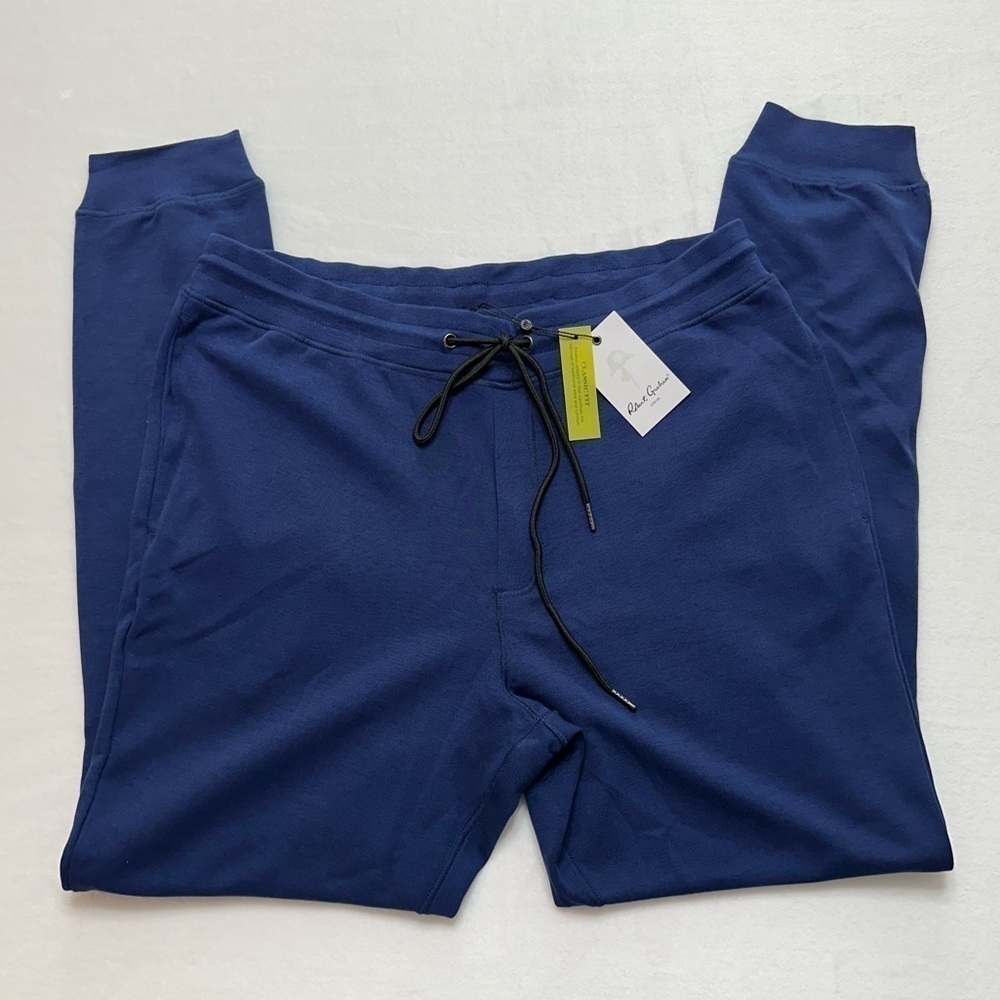 Robert Graham Cobb Sweatpants, Navy, Men's 2XL, Classic Fit, NWT - Picture 5 of 9